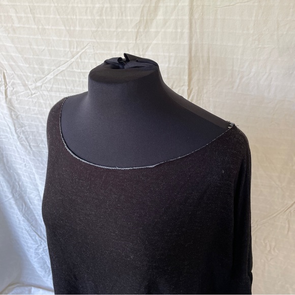 Willows Flowy Oversized Dark Gray Shirt size S - Picture 2 of 6